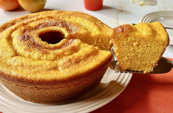 Bolo de tangerina de liquidificador