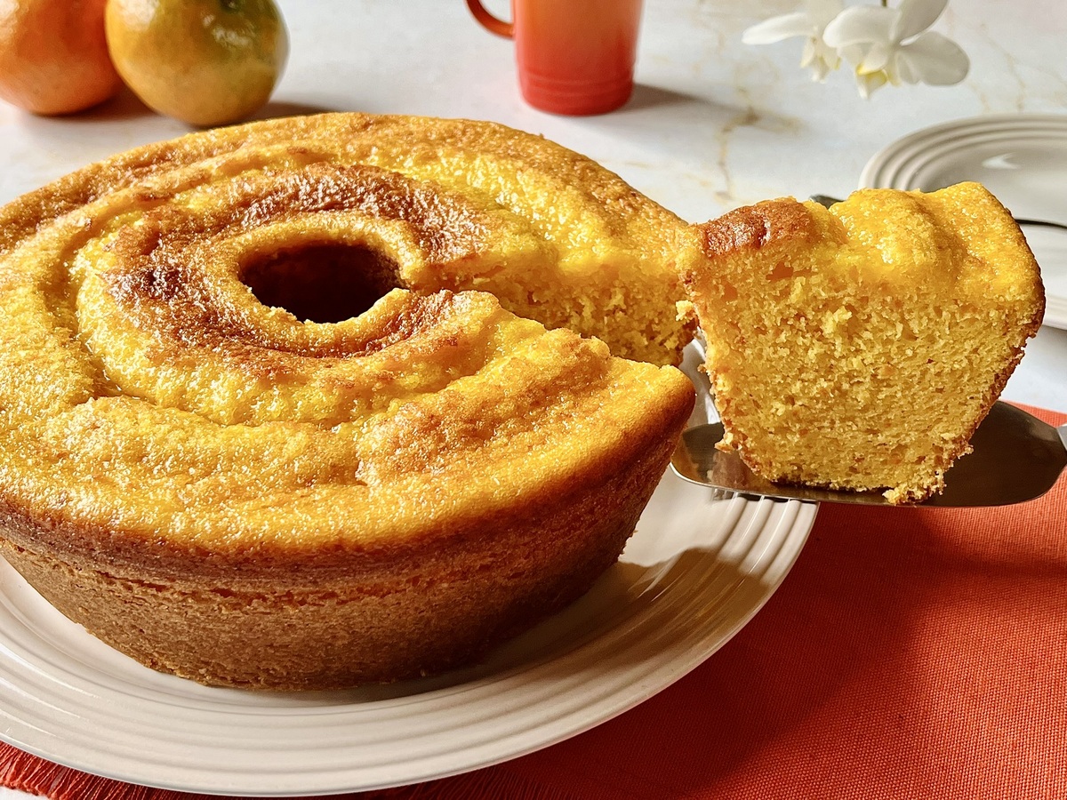 Bolo de tangerina de liquidificador