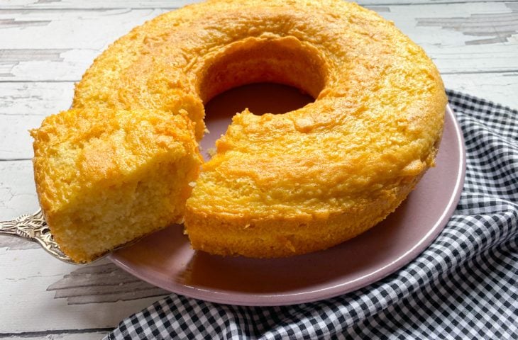 Bolo de tapioca de liquidificador