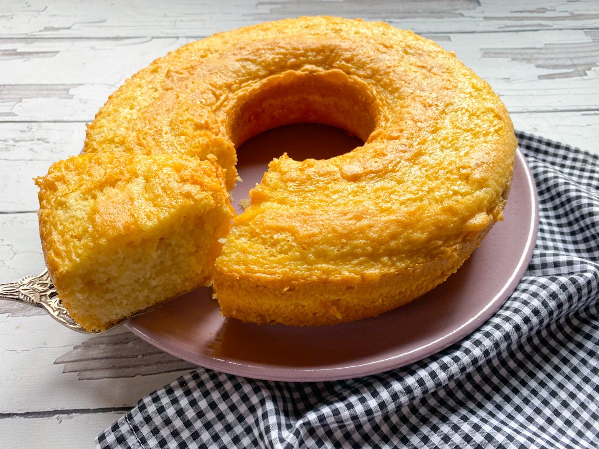 Bolo de tapioca de liquidificador
