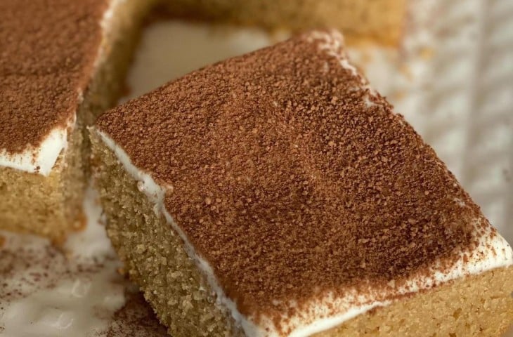 Bolo de tiramisù sem glúten