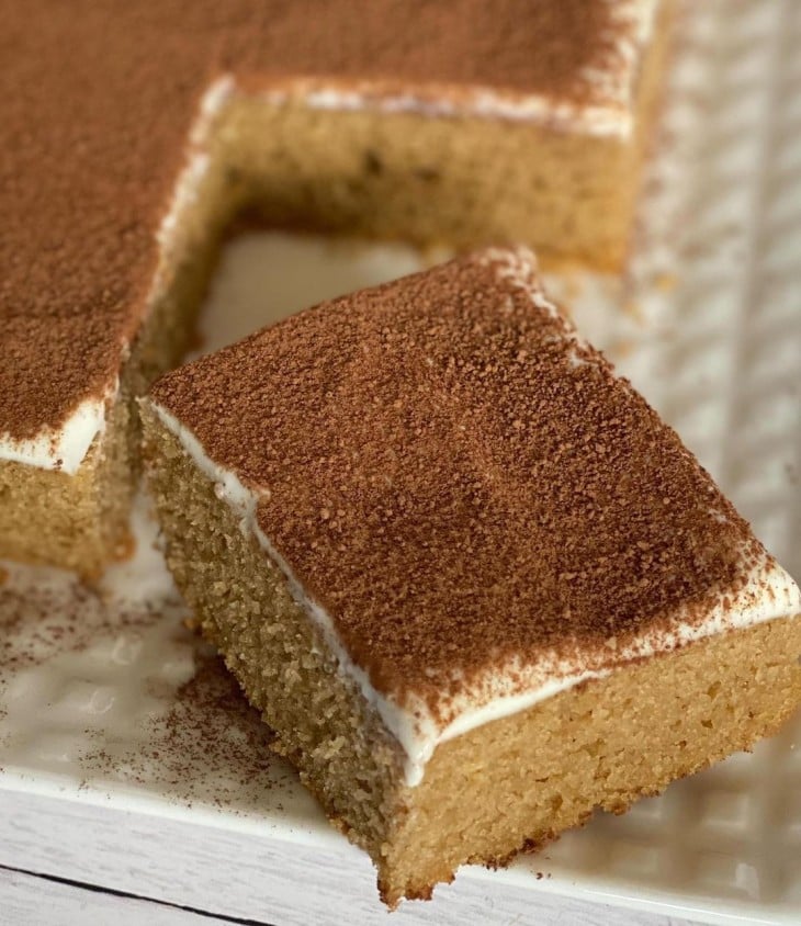 Bolo de tiramisù sem glúten