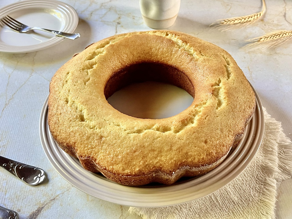 Bolo de trigo fofinho