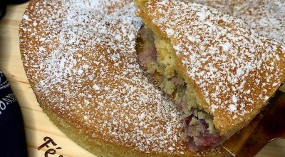 Bolo de uva sem lactose