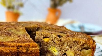 Bolo especial de maçã