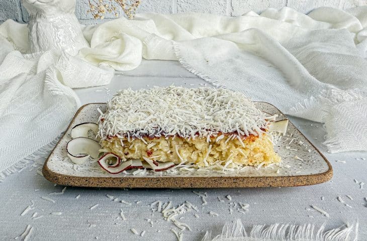 Bolo fit de coco gelado