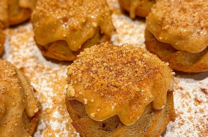 Bolo fit de paçoca