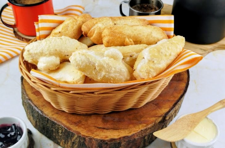 Bolo frito de tapioca
