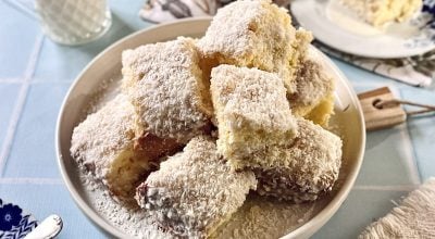 Bolo gelado de coco simples
