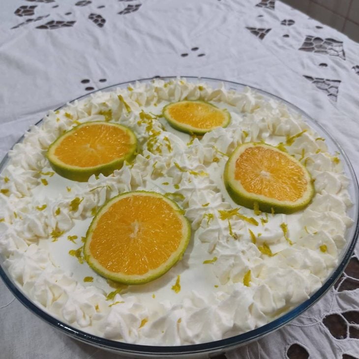 Bolo gelado de laranja