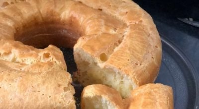 Bolo de pão de queijo fit