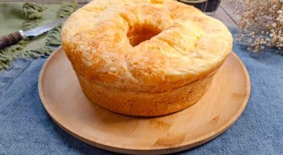 Bolo pão de queijo na air fryer
