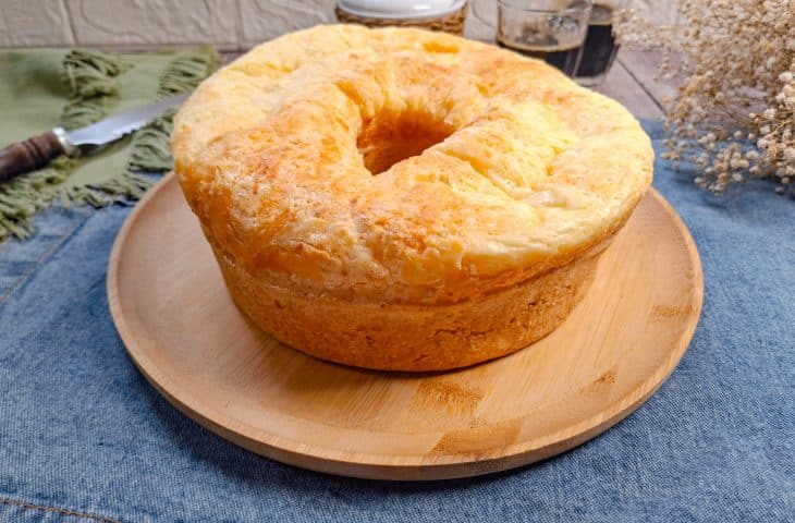 Bolo pão de queijo na air fryer