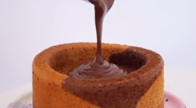 Bolo piscina vegano