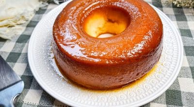 Bolo queijadinha de liquidificador