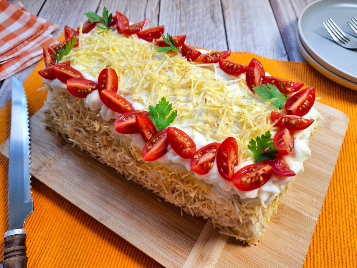 Bolo salgado de atum