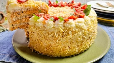 Bolo salgado de frango