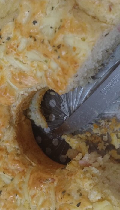Bolo salgado de presunto e queijo - Foto de usuário