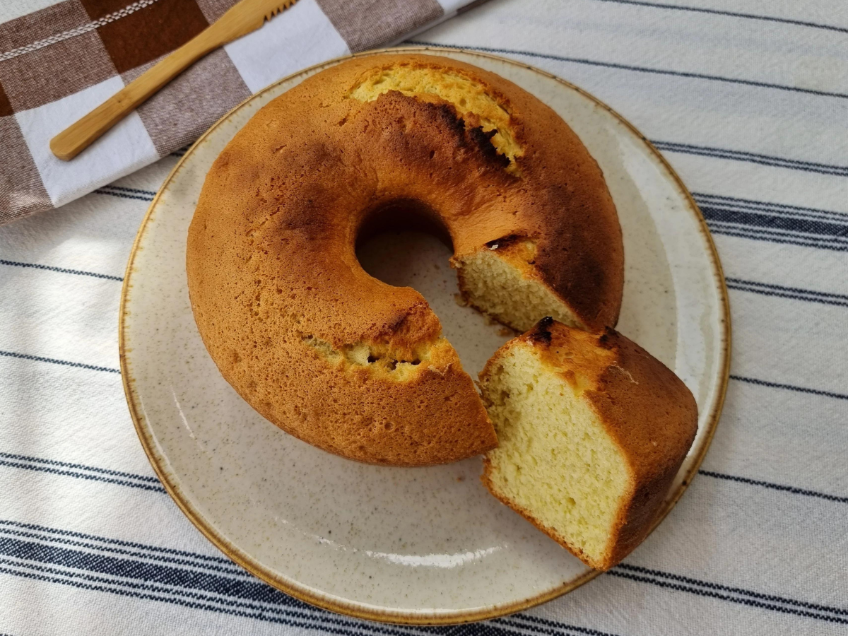 Bolo sem leite