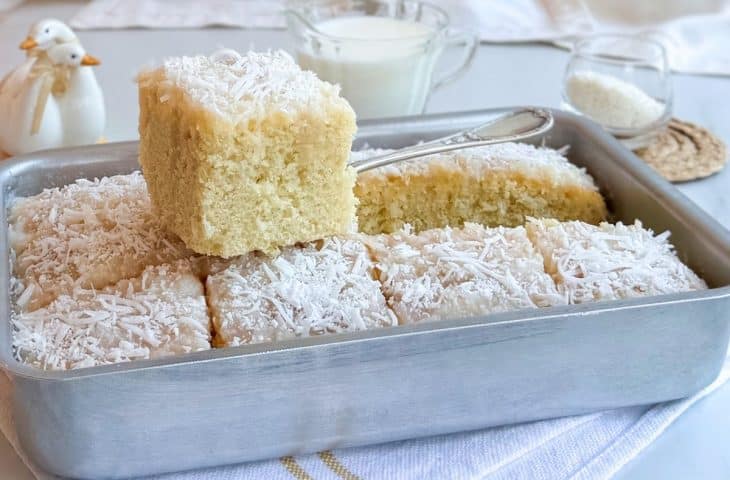 Bolo toalha felpuda de liquidificador