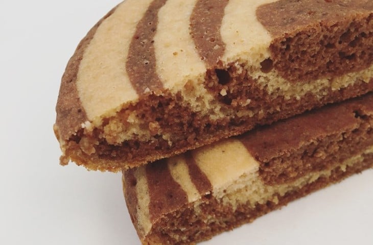 Bolo zebra de frigideira