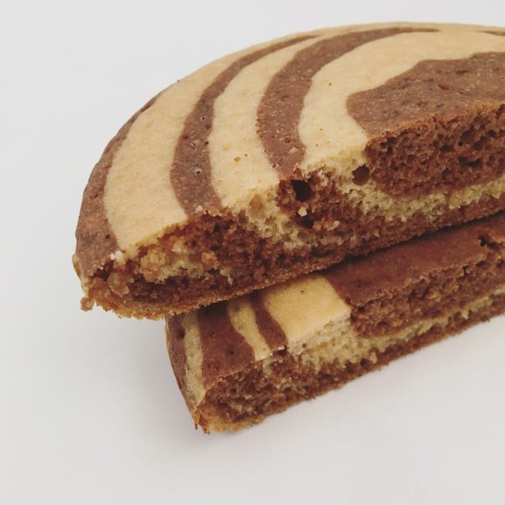Bolo zebra de frigideira
