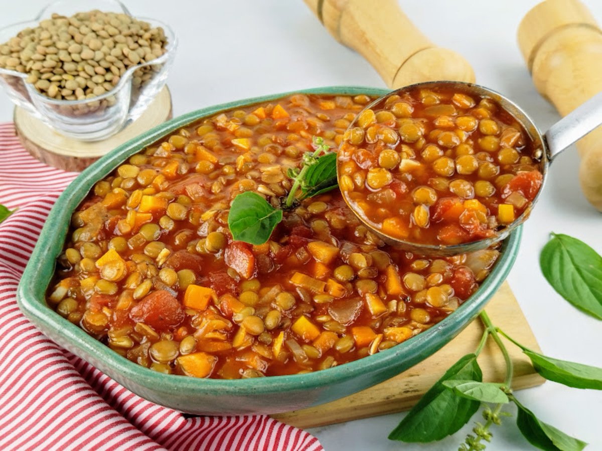 Bolonhesa de lentilha