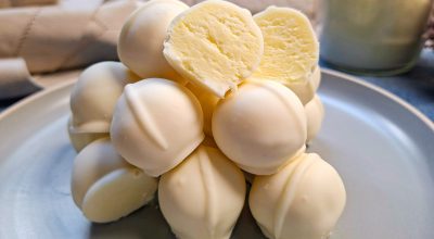 Bombom de leite em pó zero açúcar