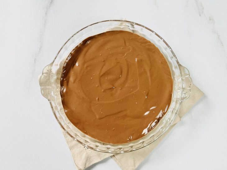 Ganache adicionada ao refratário.