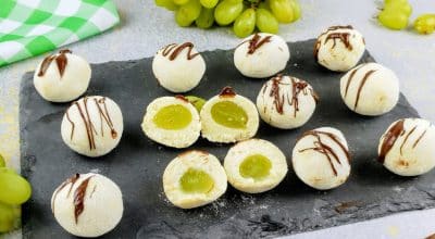 Bombom de uva com leite Ninho