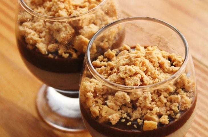 Bombom na taça vegano