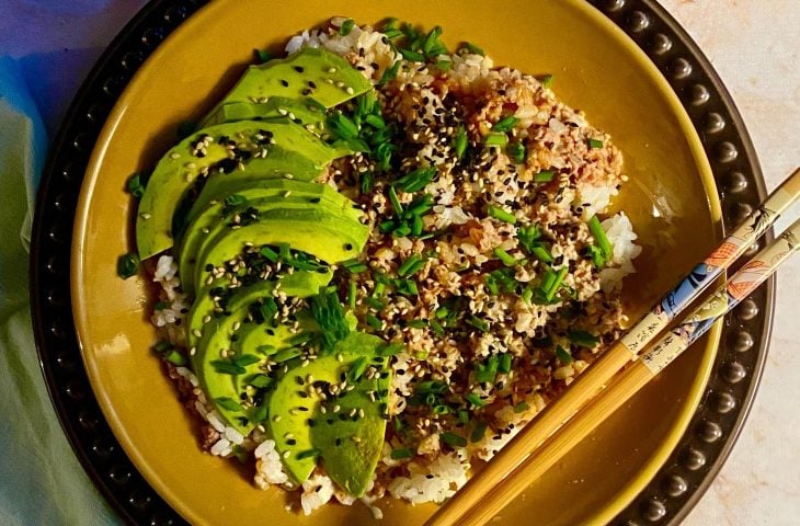 Bowl de Gohan com atum