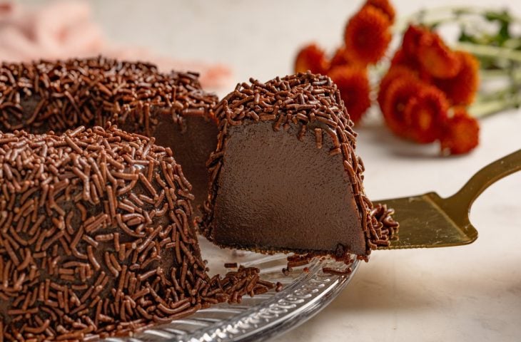 Brigadeirão de chocolate