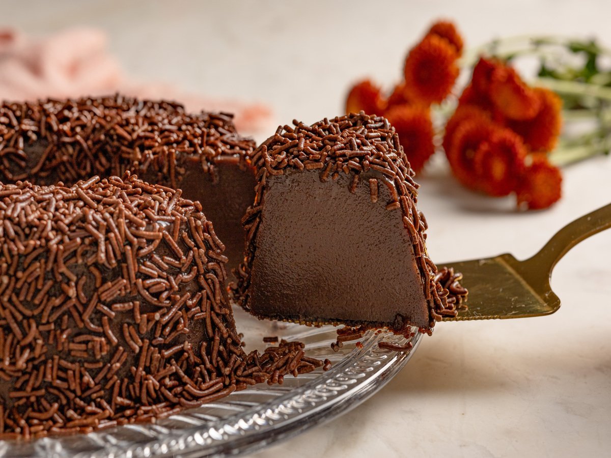 Brigadeirão de chocolate