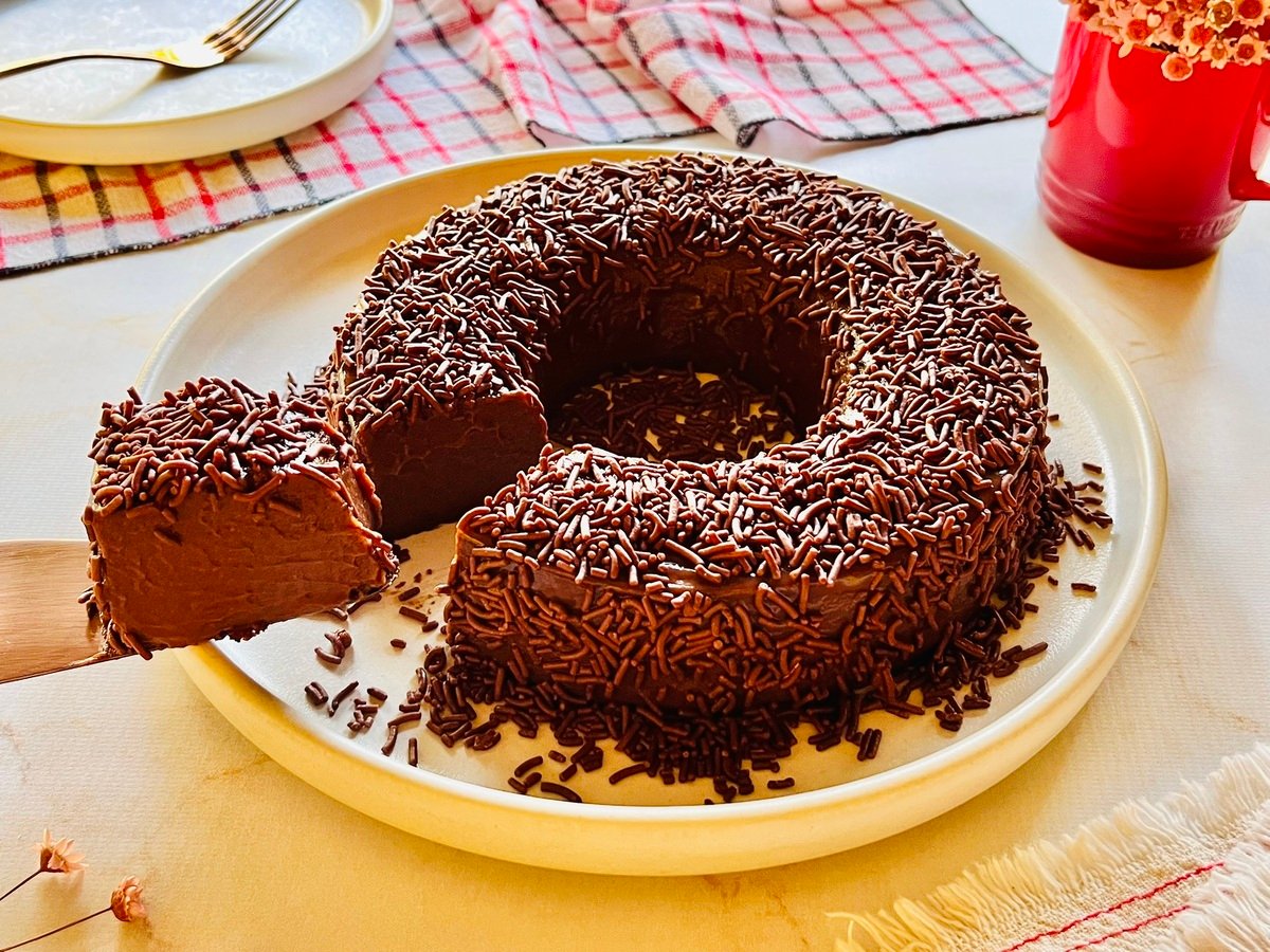 Brigadeirão de forno