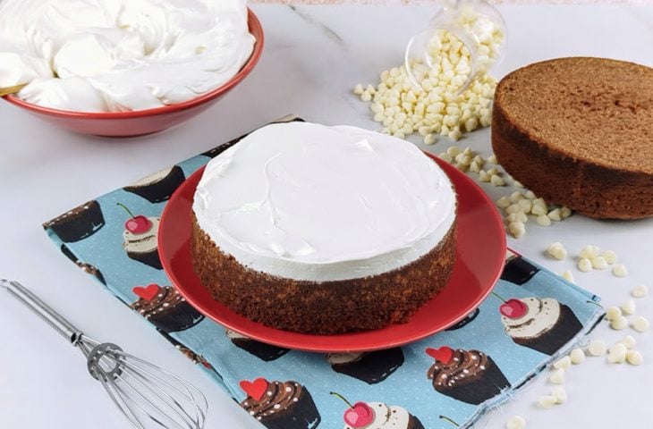 Brigadeiro branco para bolo