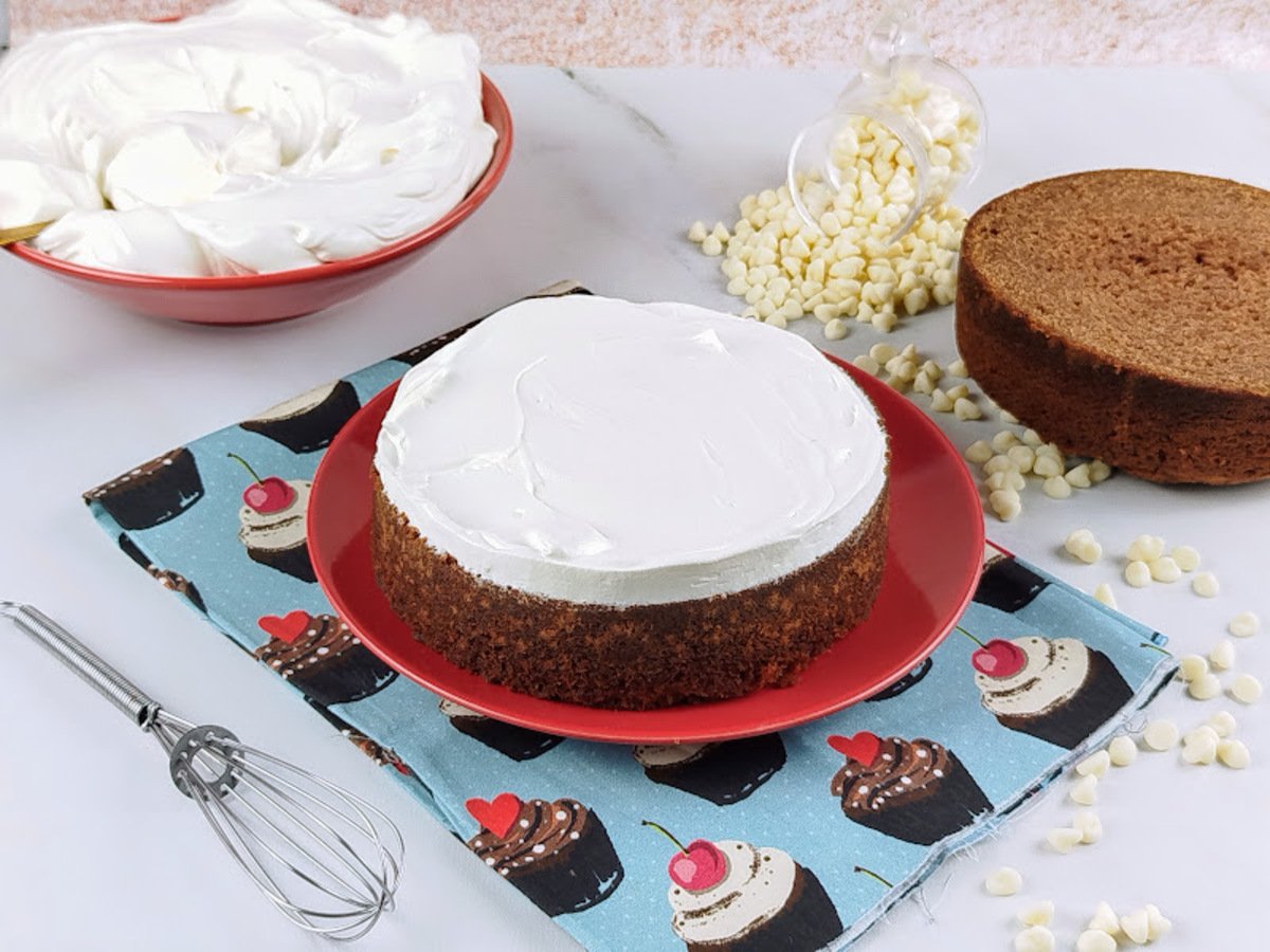 Brigadeiro branco para bolo