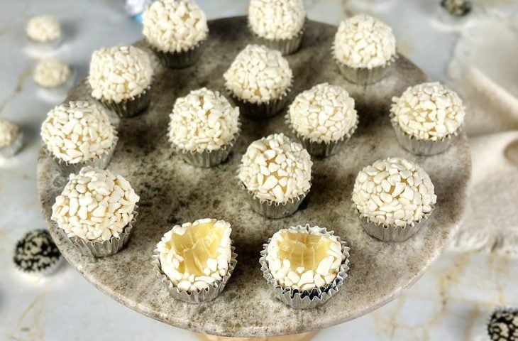 Brigadeiro branco simples
