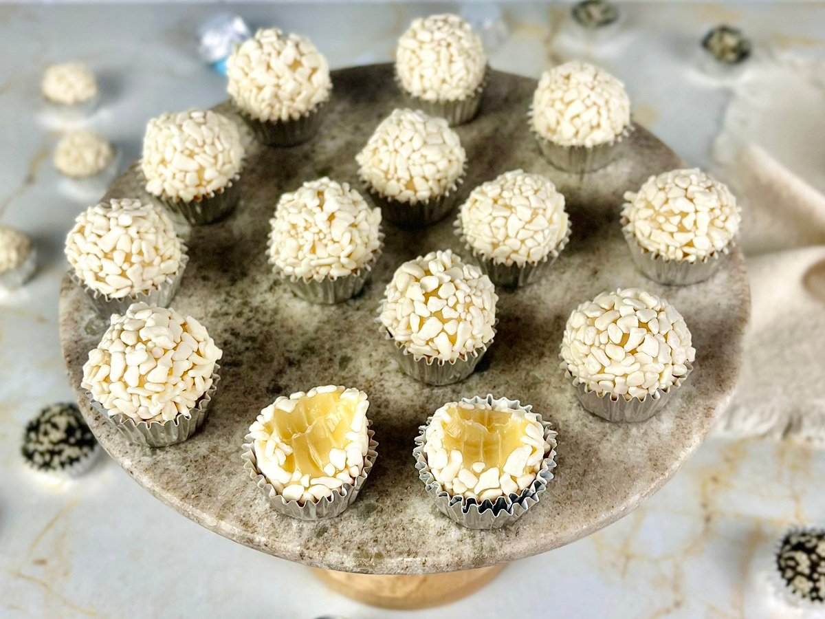 Brigadeiro branco simples