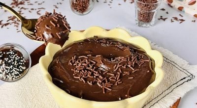 Brigadeiro com creme de leite