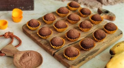 Brigadeiro de banana fit