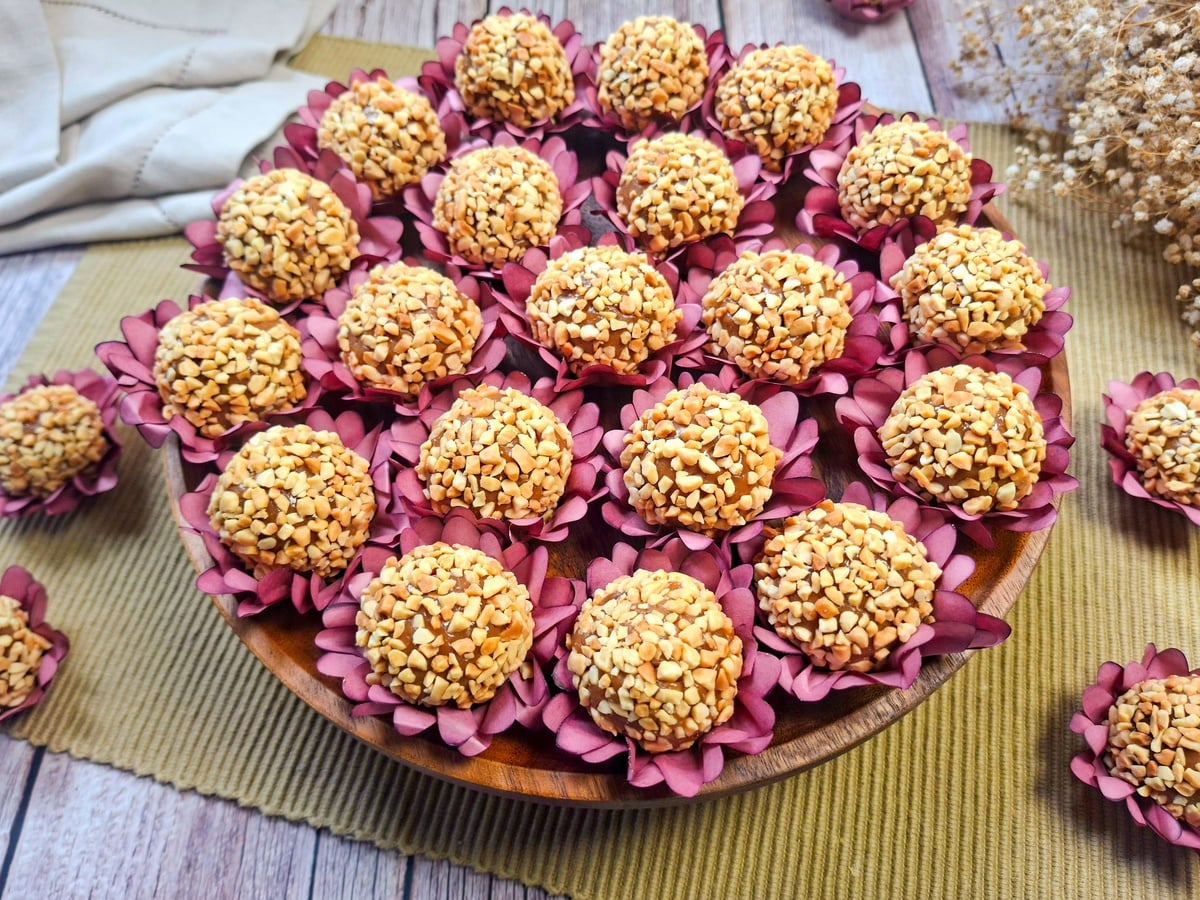 Brigadeiro de caramelo salgado