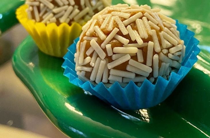 Brigadeiro de caramelo salgado