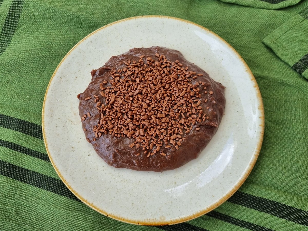 Brigadeiro de casca de banana