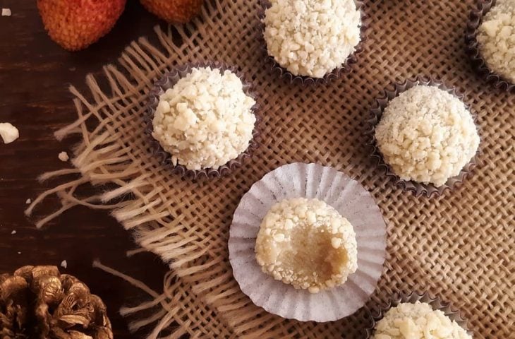 Brigadeiro de lichia