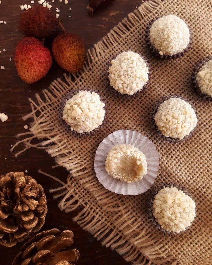 Brigadeiro de lichia