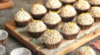 Brigadeiro de limão-siciliano