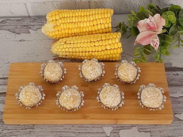 Brigadeiro de milho verde