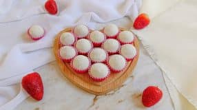 Brigadeiro de morango fit