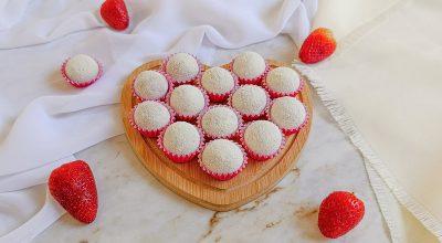 Brigadeiro de morango fit